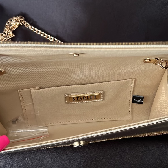 starlet Bags Starlet Gold Shimmer Clutch Poshmark